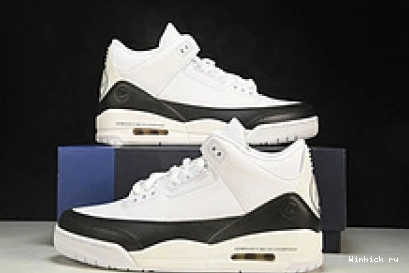 BLACK JORDAN WHITE AIR 3 FRAGMENT 1001